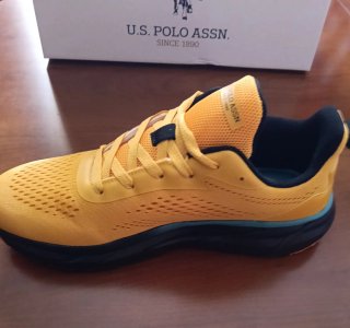 Zapatilla U.S. Polo Assn. Hombre Negro-amarillo 43