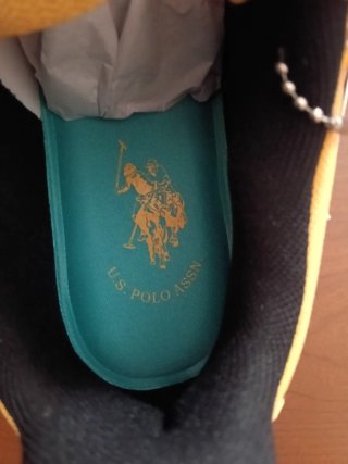Zapatilla U.S. Polo Assn. Hombre Negro-amarillo 43