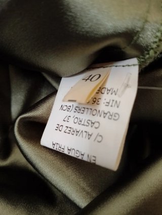 Vestido mini seda Carles Serra t/40