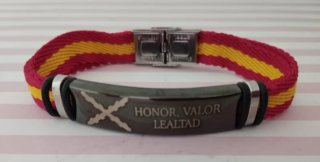 NOVEDAD! PULSERA CRUZ DE BORGOÑA ESPAÑA EN ACERO