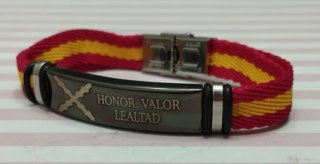NOVEDAD! PULSERA CRUZ DE BORGOÑA ESPAÑA EN ACERO