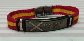 NOVEDAD! PULSERA CRUZ DE BORGOÑA ESPAÑA EN ACERO