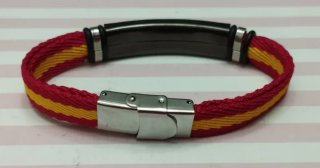 NOVEDAD! PULSERA CRUZ DE BORGOÑA ESPAÑA EN ACERO