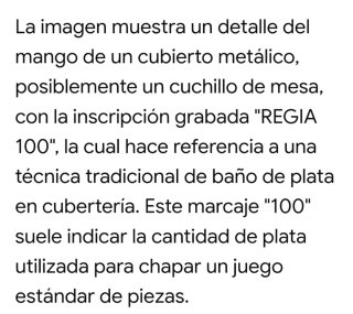 Cubertería con baño de Plata o alpaca muy antigua
