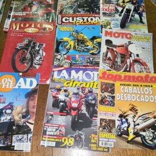 Colección/lote revistas antiguas motos