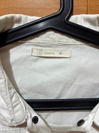 Cazadora Bershka Blanca Talla M