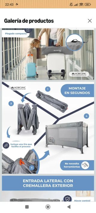 Cuna de viaje