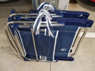 Sillas de Playa Plegables Azul