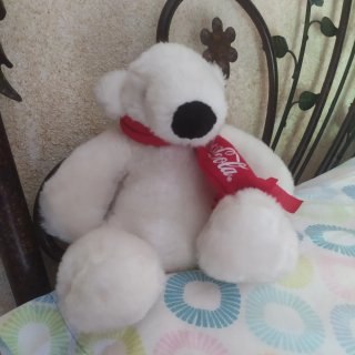 Peluche Oso Polar Coca-Cola