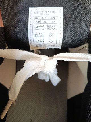 Zapatillas U.S. Polo Assn. Hombre blanca/gris T.43