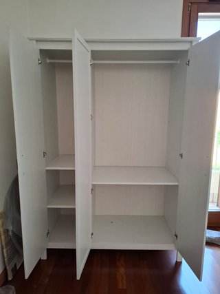 Armadio bianco linea classica rustica