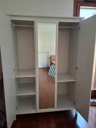 Armadio bianco linea classica rustica