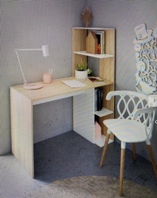 Mesa estudio con estantería Leroy Merlin