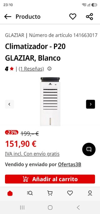 Climatizador Evaporativo Predator