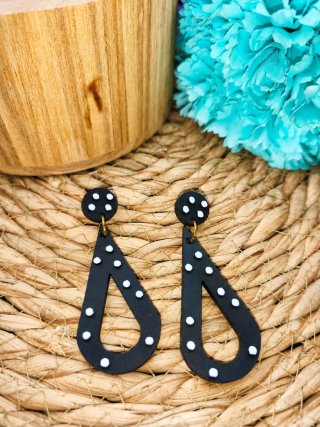 Pendientes Diseño Español Lunares