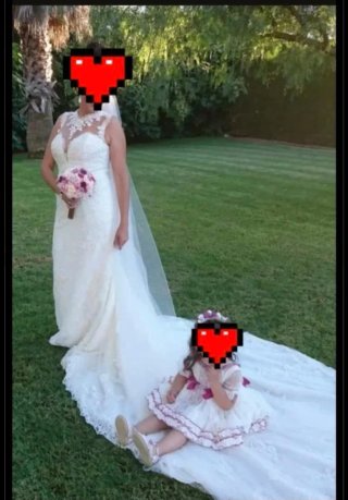 Vestido de Novia Blanco Encaje