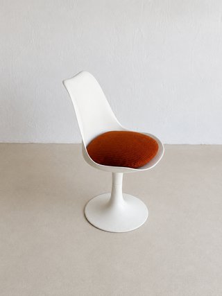 Sillas Vintage Tulip 60s Naranja y Blanco