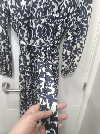 Vestido largo Zara estampado