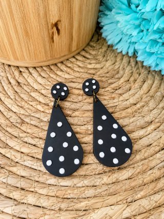 Pendientes Diseño Español Lunares