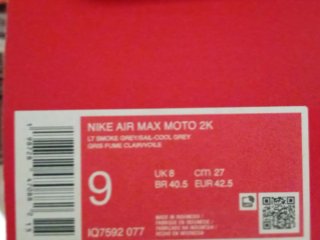 Nike Air Max Moto 2K Plata/Blanco