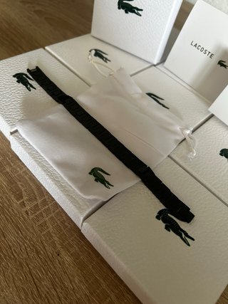 Pulsera Lacoste Negra