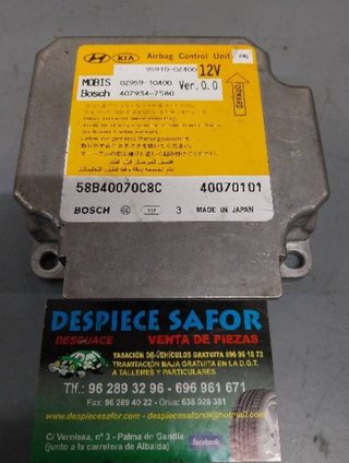 Centralita airbag kia 49976 959100z400 sportage