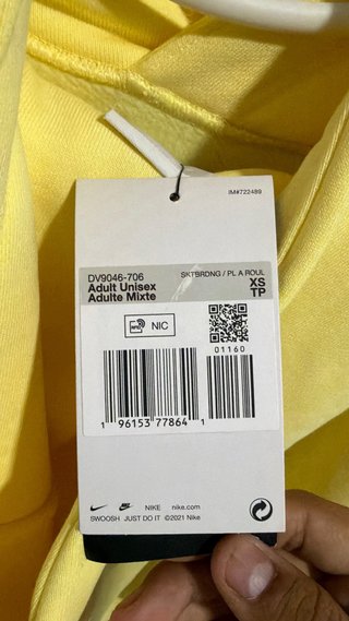 Sudadera Nike SB Amarilla