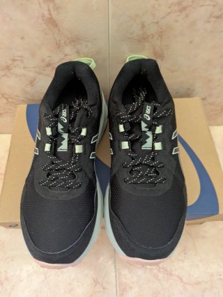 Zapatillas Asics Mujer Negro y Rosa