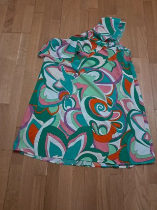 Vestido corto estampado