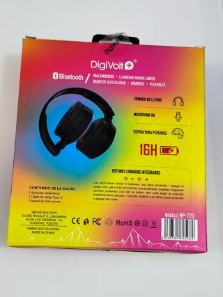 Auriculares bluetooth DIGIVOLT Light Up RGB- NUEVO