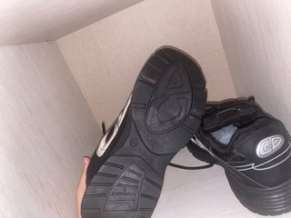 Zapatillas Negras Reflectantes Nuevas