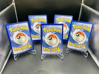Lotto 5 Carte Pokémon ITA - Rara Holo Tipo Lotta