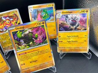 Lotto 5 Carte Pokémon ITA - Rara Holo Tipo Lotta