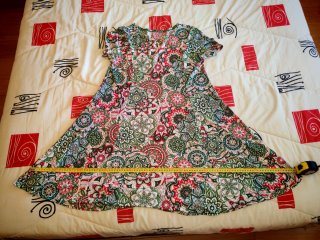 Vestido estampado verano talla única