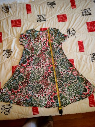 Vestido estampado verano talla única