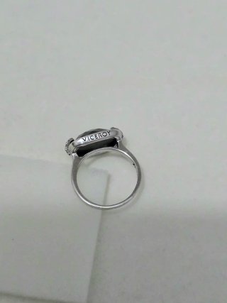Anillo Plata 925 con Piedra Negra