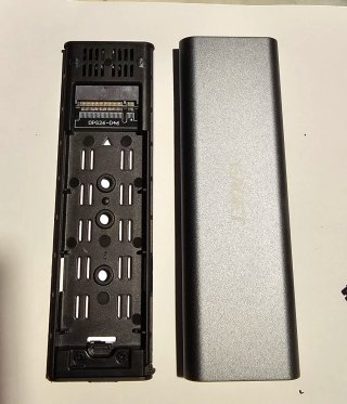 Caixa externa M.2 NVMe alumínio
