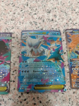 3 Cartas Pokémon Mega Mawile, Abomasnow, Kangaskha