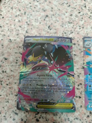 3 Cartas Pokémon Mega Mawile, Abomasnow, Kangaskha