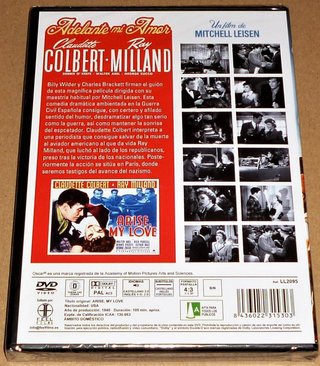 ARISE MY LOVE / Adelante mi amor (DVD Precintado)