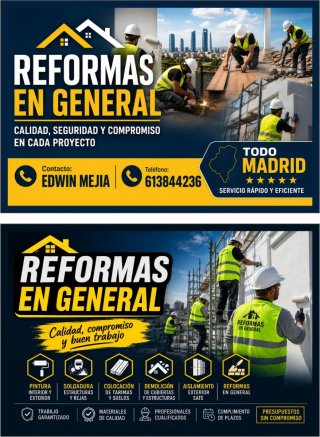 TRABAJOS DE REFORMAS EN GENERAL