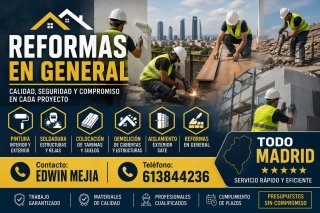TRABAJOS DE REFORMAS EN GENERAL