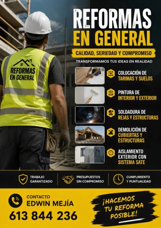 TRABAJOS DE REFORMAS EN GENERAL
