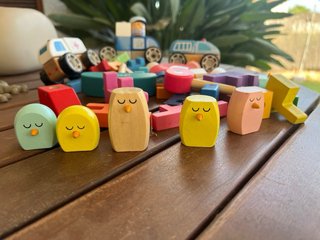 Juguetes de madera educativos
