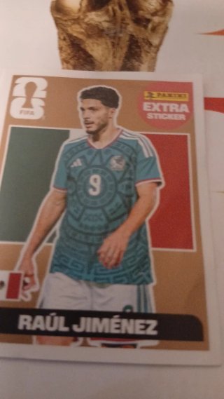 Cromo Mundial 2026 Extra Sticker Raúl Jiménez