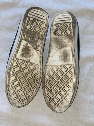 Scarpe slip-on cotone trapuntato nere 42