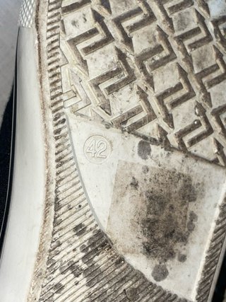 Scarpe slip-on cotone trapuntato nere 42