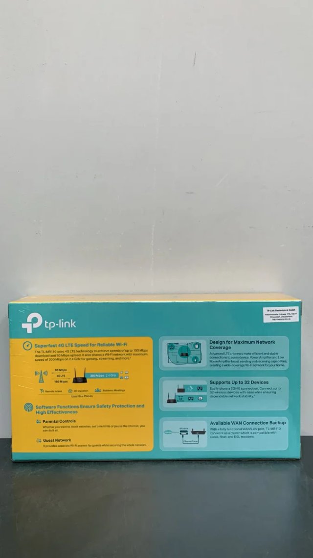TP-Link TL-MR110 Router 4G LTE