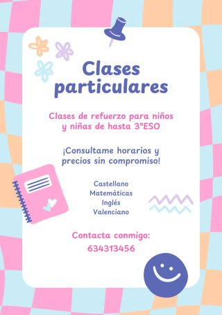 Clases particulares hasta 3°ESO