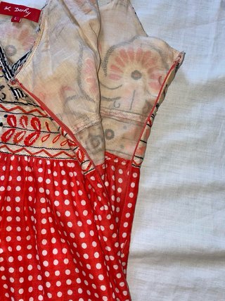Vestito estivo cotone fantasia floreale taglia L